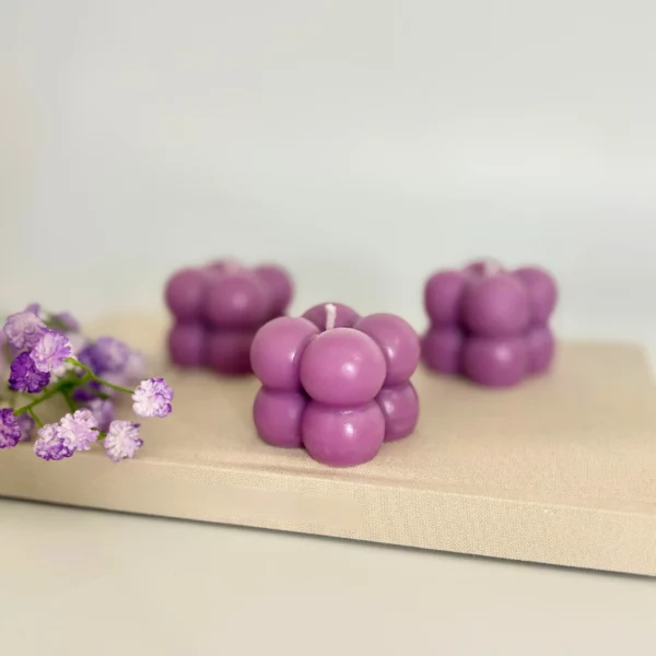 bougie bubble, design et décoration