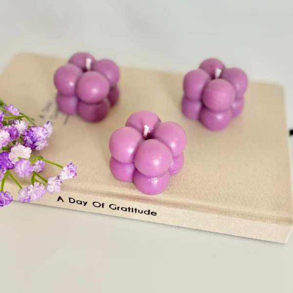 bougie bubble de décoration et design