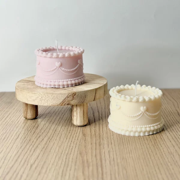 Bougie décorative originale Birthday Cake – artisanale, colorée et design Wickette